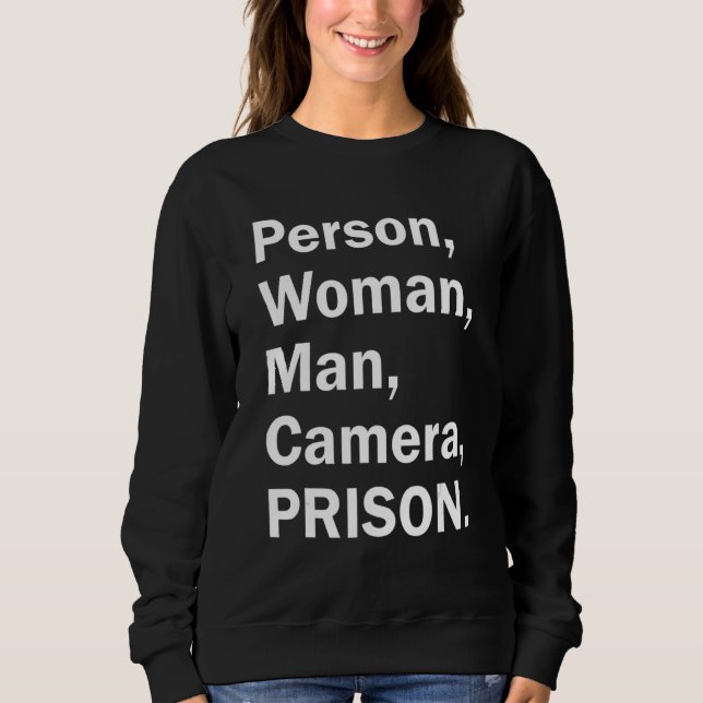 Camiseta Prisão de Câmera de Homem de Mulher 5 (Frente)