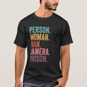 Camiseta Prisão de Câmera Homem-Mulher