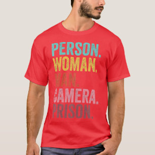 Camiseta Prisão de Câmera Homem-Mulher - 7