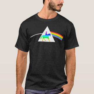 Camiseta Prisão de cavalo calculando prisma equestre arco-í