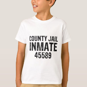 Camiseta Prisão do Condado de Halloween Prisão Prisioneira