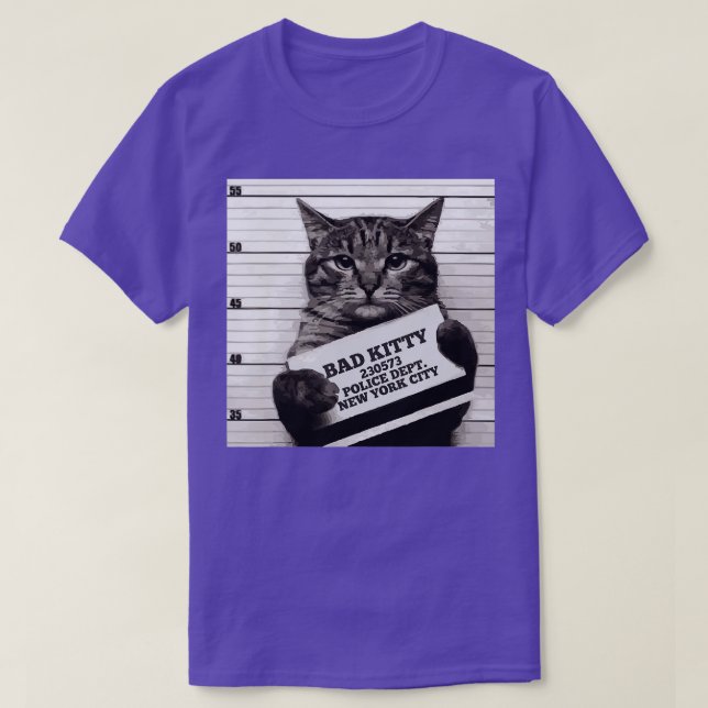 Camiseta Priser da prisão de Cat Prisoner Gatinho ruim Mugs (Frente do Design)