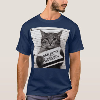 Camiseta Priser da prisão de Cat Prisoner Gatinho ruim Mugs