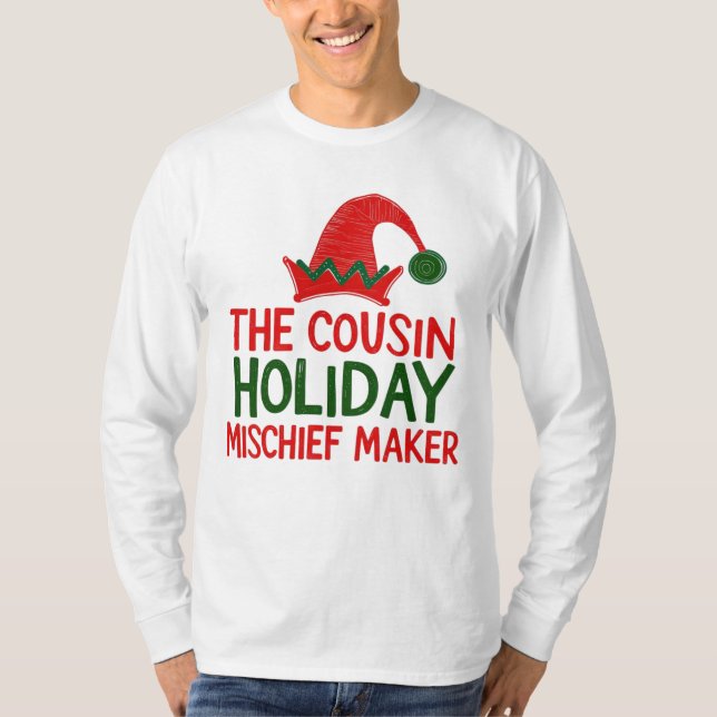 Camiseta Prisin Holiday Mischefe Natal (Frente)