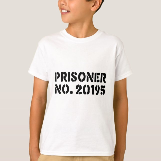 Camiseta Prisioneiro Nº 20195 (Frente)