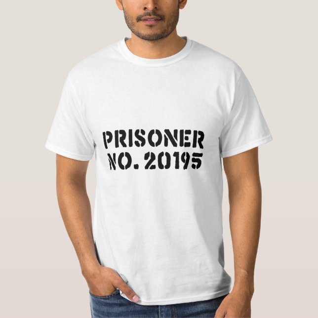 Camiseta Prisioneiro Nº 20195 (Frente)