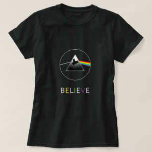 Camiseta Prisma do porco do Acreditar-Vôo