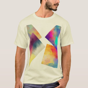 Camiseta Prismatic Burst Gradient