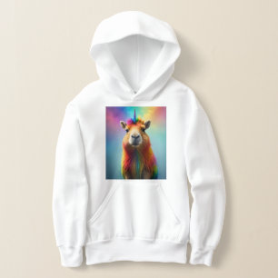 Camiseta Prismhorn: O Capybaraicórnio Arco-íris