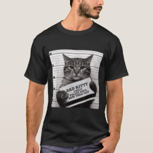 Camiseta Prisonista Da Prisão De Gato Prisonho Gatinho Mau