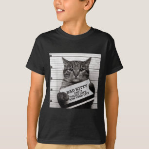 Camiseta Prisonista Da Prisão De Gato Prisonho Gatinho Mau 