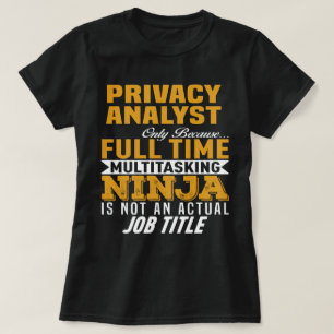 Camiseta Privacy Analyst