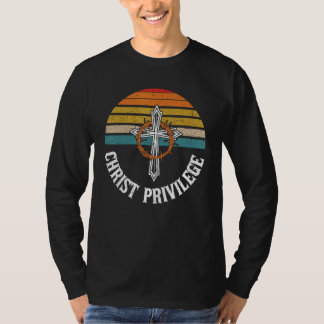 Camiseta Privilégio cristo Cruzado Bíblia Christian Jesus C