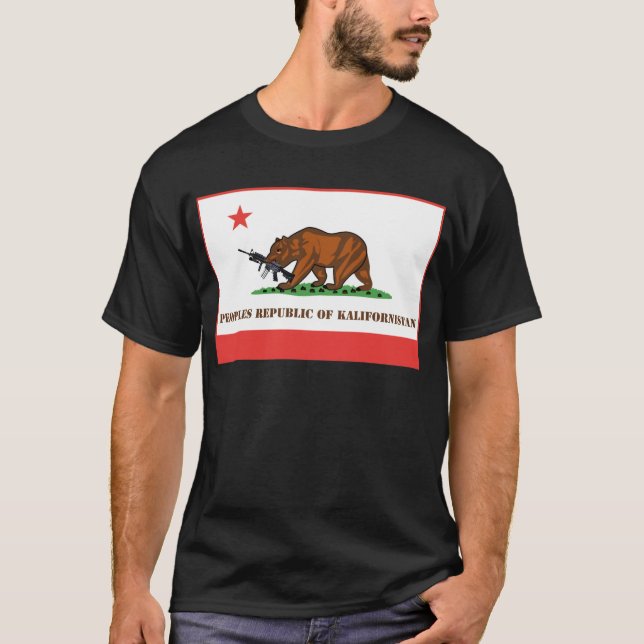 Camiseta PRK- república de povos de Kalifornistan (Frente)