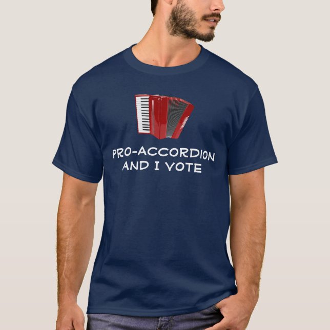 Camiseta Pró-Acordo e Eu Voto Político (Frente)