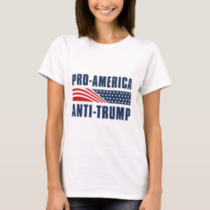 Camiseta Pro-America Anti Trump