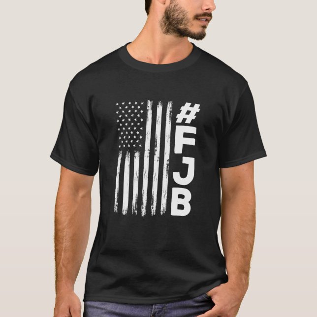 Camiseta Pro America F Joe Biden Conservador Anti-Liberal (Frente)