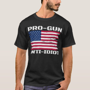 Camiseta Pró-Arma Anti-Idiota