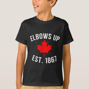Camiseta Pró-Canadá Cotovelos Para Cima Fundada em 1867
