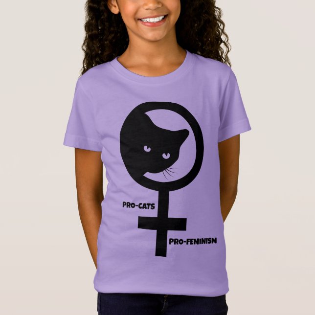Camiseta Pro Cats Pro Feminismo (Frente)