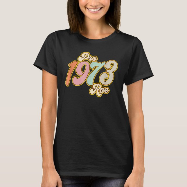 Camiseta Pro Choice Pro Aborto Feminista Arco-Íris (Frente)