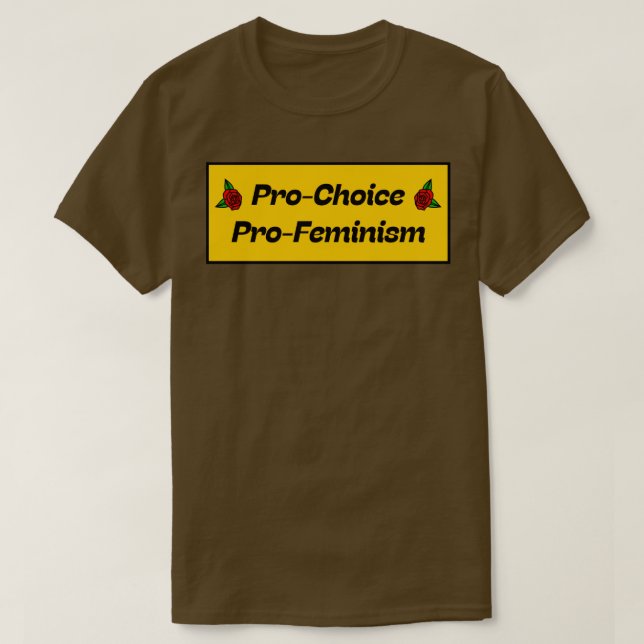 Camiseta Pro Choice Pro Feminismo1 (Frente do Design)