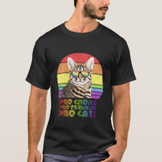 Camiseta Pro Choice Pro Feminismo Pro Cat LGBTQ Feminista