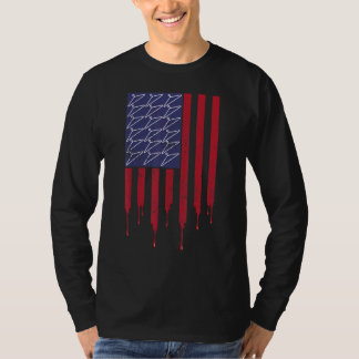 Camiseta Pro Choice Usa Flag Coat Hanger  Blood  Reproducti