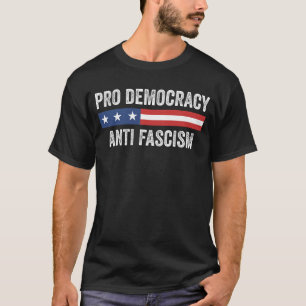 Camiseta Pró Democracia Anti Fascismo