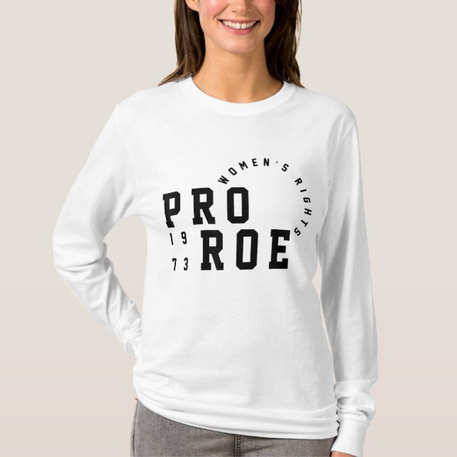 Camiseta Pró - Direitos Reprodutivos 1973 Pro-Roe (Frente)