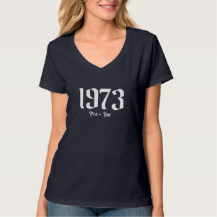 Camiseta Pró Escolha 1973 Tendência para o Feminismo dos Di