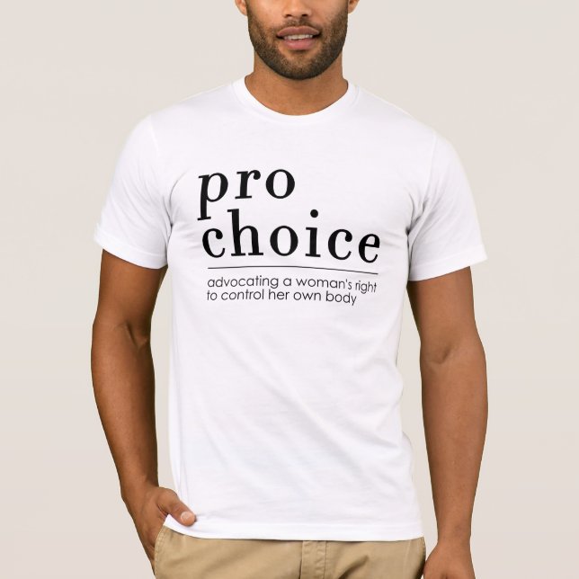 Camiseta Pró-escolha Defendendo o Direito das Mulheres a Es (Frente)