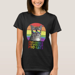 Camiseta Pró Escolha Pró Feminismo Pró Gato Lgbtq Feminista
