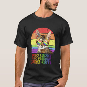 Camiseta Pró Escolha Pró Feminismo Pró Gato Lgbtq Feminista