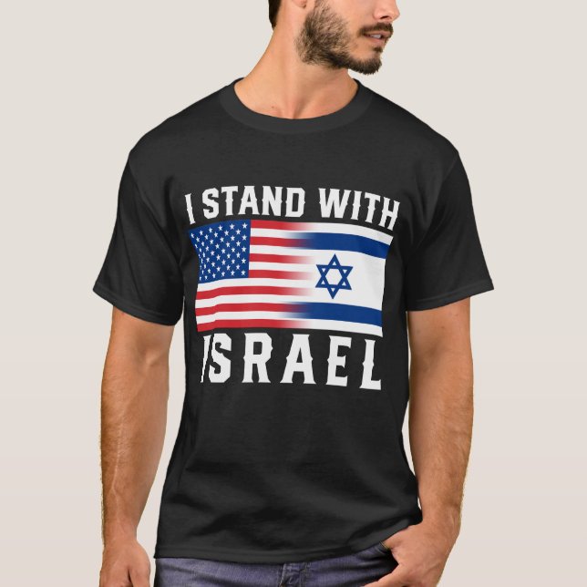 Camiseta Pró-Israel I com Israel (Frente)