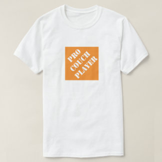 Camiseta Pró jogador de sofá Pai engraçado Humorístico Dia
