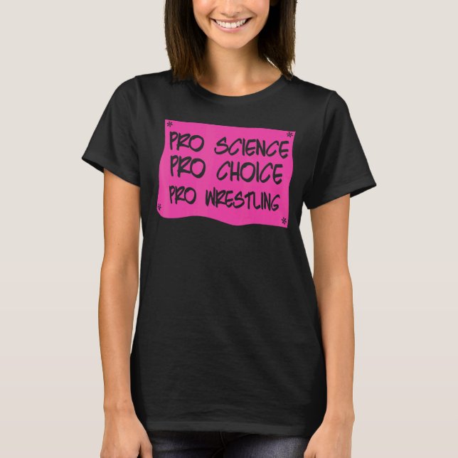 Camiseta Pro Science Pro Choice Luta Direito das Mulheres (Frente)