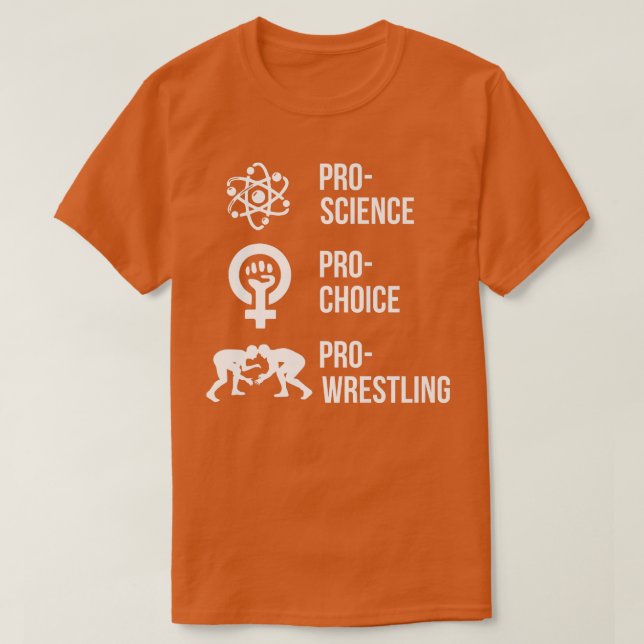 Camiseta Pro Science Pro Choice Premium para Lutas 1704 (Frente do Design)