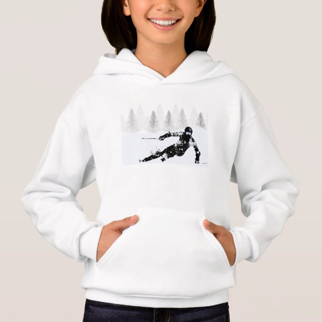 Camiseta Pro Skier, Ski Snowboard (Frente)