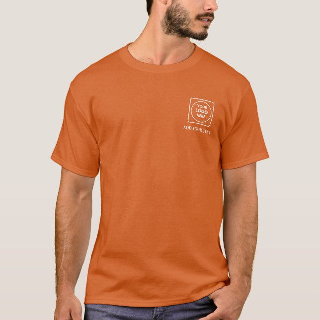 Camiseta Pro Staff Laranja Logo Frente Verso (Frente)
