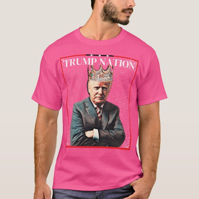 Camiseta Pro-Trump Ultra Maga - Maga King (Frente)