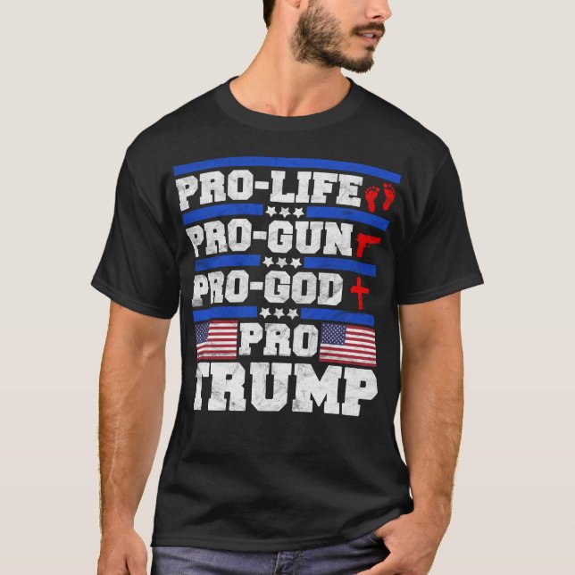 Camiseta Pro trunfo do pro deus da arma da vida pro pro (Frente)