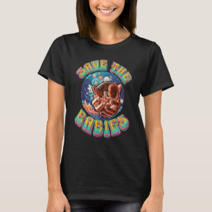 Camiseta Pró Vida Hippie Fique Tripado Salve os Bebês Pró V