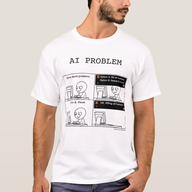 Camiseta Problema de IA v.2.1 (Frente)
