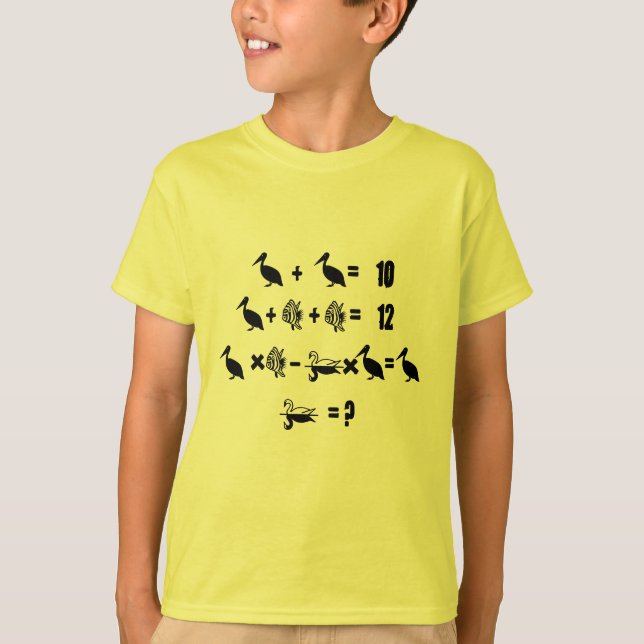 Camiseta Problema de Matemática (Frente)