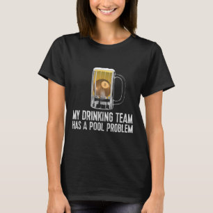 Camiseta Problema de Piscina da Piscina do Bebendo do Bar e