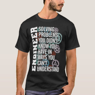 Camiseta Problema de Resolução de engenheiros que você não 