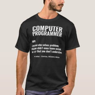 Camiseta Problema do Programador do Computador Solucionador