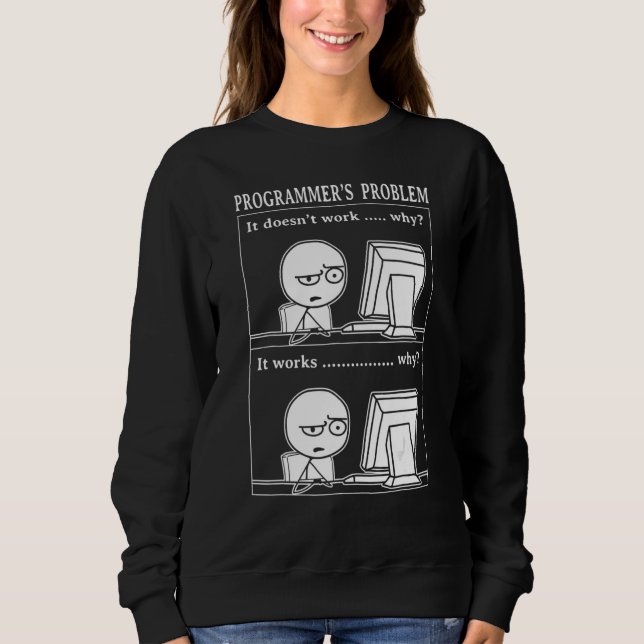 Camiseta Problema do Programador Funciona Engenheiro de Sof (Frente)
