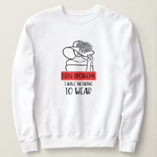 Camiseta Problema Engraçado Que Não Tenho Nada Para Vestir.
